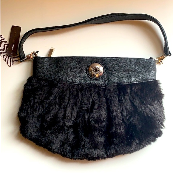 Dana Buchman Fur Purse - Picture 1 of 3